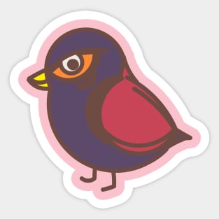 Bird lucky Sticker